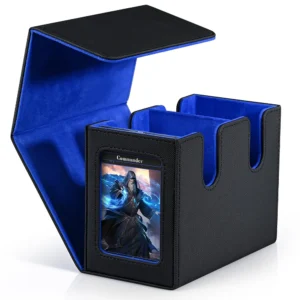 Caja organizadora de cartas coleccionables con tapa