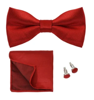 set corbata moño pañuelo y gemelos azul cielo hombre