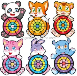 juego de dardos infantil con velcro diseño ardilla