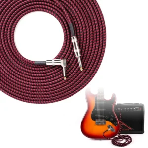 Cable para guitarra eléctrica trenzado 6 metros