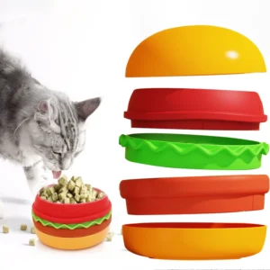 Luz nocturna de cabecera con carga USB en forma de hamburguesa creativa con brillo ajustable para estudio y uso en la oficina