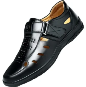 Huarache Sandalias Hombre De Cuero Playa Chancla Baño