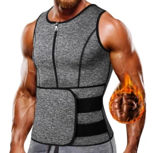 Camiseta sauna neopreno hombre reduce medidas gym