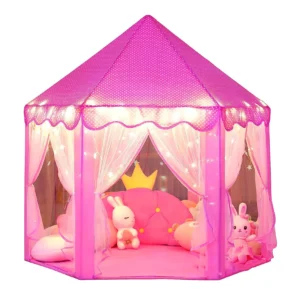 Carpa Castillo Princesa Niña Con Luces Led Regalo De Juguete