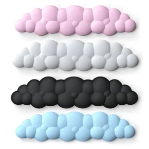 descansabrazo para teclado forma nube ergonómico