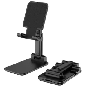 Soporte metálico para celular escritorio plegable ajustable