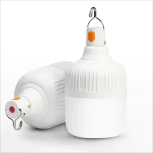 Foco Bombilla Led Recargable Portátil Usb Luz De Emergencia