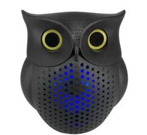 Bocina portátil bluetooth forma de búho para bebé