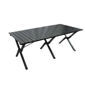 Mesa plegable de aluminio para camping y jardín