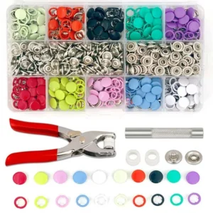 Kit De Broches De Lona Tornillos Metalicos