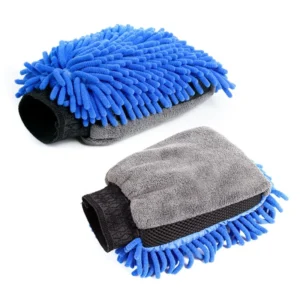 Kit de 8 piezas paños y guantes para lavar auto