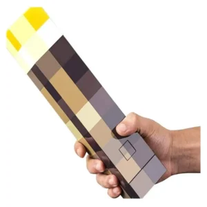 Lampara Antorcha Minecraft Luz de Noche LED Recargable USB