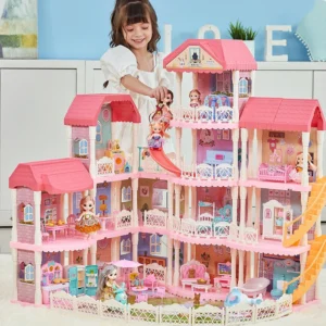 Casa Muñeca Grande Castillo Muebles Princesa Juguete Niña