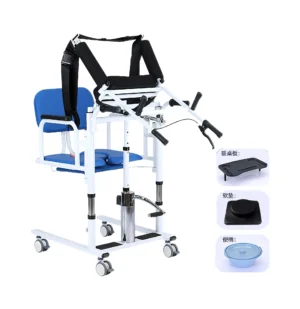 Silla De Transferencia Hidráulica Traslado Ruedas Pacientes