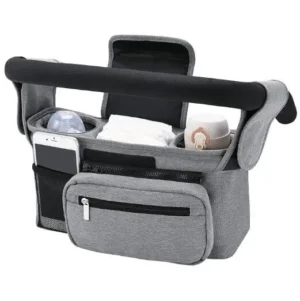 Bolsa organizadora para carriola universal gris