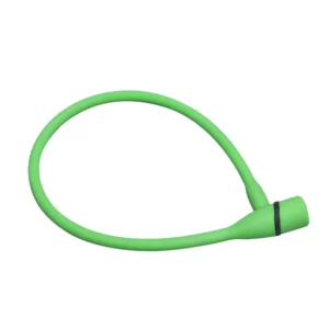 Candado para bicicleta cable silicón antirrobo flexible Rosa