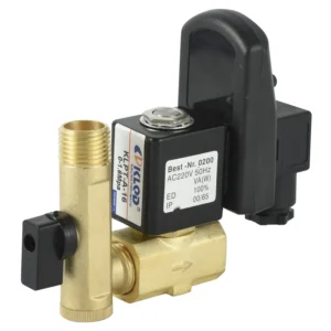 Válvula solenoide 1/2 pulgada eléctrica para agua o aire