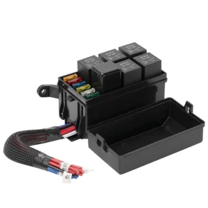 Caja de fusibles y relevadores 12v para carro 6 vías