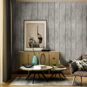 papel tapiz madera blanca pvc lavable para pared