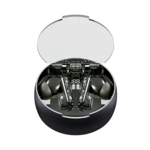 Audífonos Inalámbricos Bluetooth Color Negro Con Display