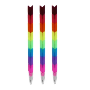 Lápices de colores apilables arcoíris set de colores