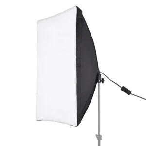 Softbox fotografía 50x70cm con soporte y bolsa
