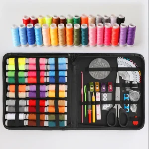 Kit de costura completo estuche portátil con accesorios