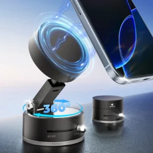 Soporte magnético para celular giratorio plegable
