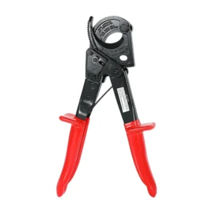 Pinzas cortacables de trinquete resistentes rojo negro