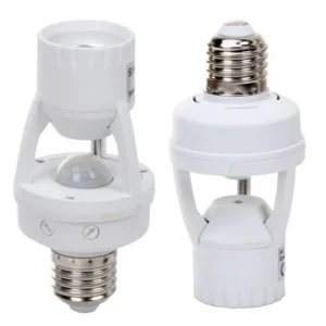 Socket con sensor de movimiento para foco e27 2 piezas