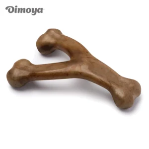 Hueso juguete para perro resistente forma horquilla