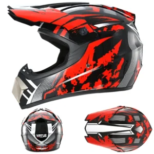 Casco Integral para Motocicleta Todoterreno