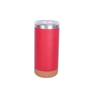 Vaso térmico acero inoxidable color rojo 16oz tapa aluminio
