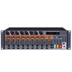 Mezcladora Audio Gc Mj12 Mixer Gavinete 12 Canales 16 Dsp