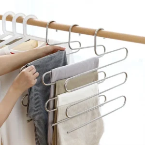 Gancho organizador de pantalones 5 niveles metal 2 pcs
