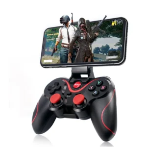 Control Gamepad Mando Bluetooth Android Pc Con Soporte