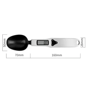 cuchara con báscula digital de cocina 500g precisión