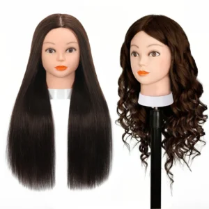 Cabeza Maniquí Práctica Peluquería Cabello Largo Entrenamiento