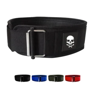 Cinturón lumbar de gimnasio para sentadillas y pesas