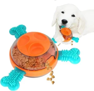 Juguete dispensador de comida para perro interactivo