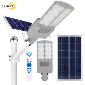 Lámpara solar para calle con control remoto IP65 LED