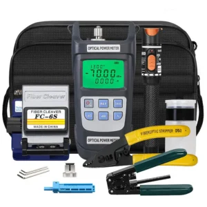 Kit de herramientas para fibra óptica FTTH completo