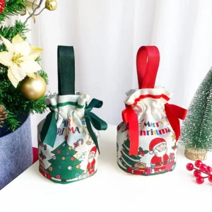 Bolsas para regalo navideñas decoradas varios diseños