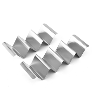 Soporte Para Tacos De Acero Inoxidable 4 pzs