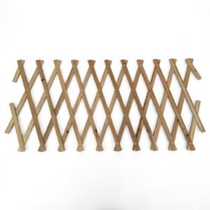 Reja extensible de madera para jardín y mascotas 60X100 cm