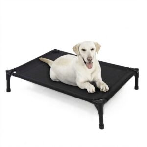 Cama elevada para perro grande resistente y cómoda