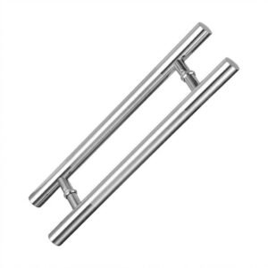 Jaladera acero inoxidable para puerta doble barra