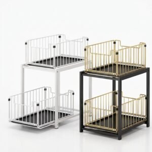 Organizador de cocina 2 niveles para bajo el fregadero