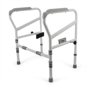 Agarradera de baño para inodoro ajustable para adultos mayores