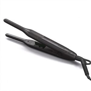 Plancha de cabello mini delgada 2 en 1 rizos y liso